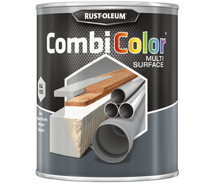 MULTI SURFACE STEEL GREY 7382 750ML COMBICOLOR RUSTOLEUM